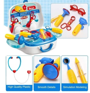 Trusa medicala de jucarie pentru copii cu accesorii incluse, jucarie de rol
