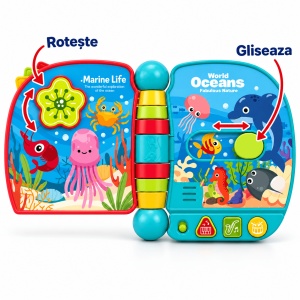 Carticica interactiva My First Activity Book, cu animale, sunete muzicale si activitati - Img 4
