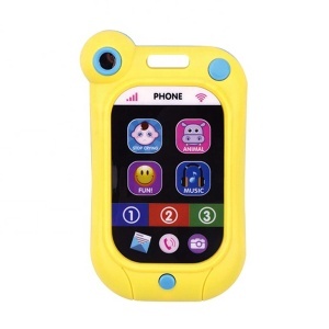 Jucarie bebelusi telefon interactiv cu sunete, lumini si volum reglabil