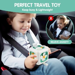 Jucarie interactiva Busy cube cu 6 activitati