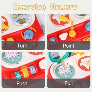 Jucarie interactiva copii Pop-up, Activitati zilnice