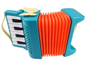 Jucarie muzicala acordeon 8 clape si butoane de control - Img 3