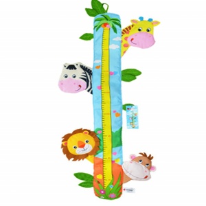 Masuratoare de perete pentru copii, 140 cm, Animalute