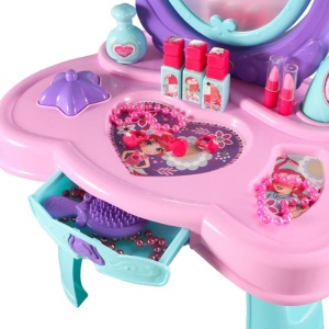 Masuta de toaleta cu lumini, sunete si accesorii pentru fetite