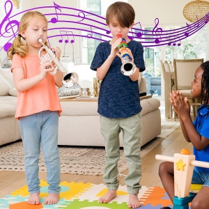 Saxofon de jucarie cu 8 note pentru copii
