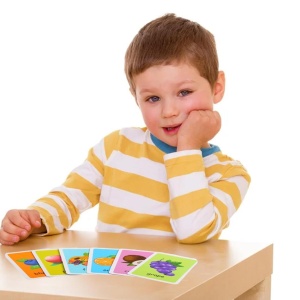 Set 36 carduri cognitive invatare fructe in limba engleza
