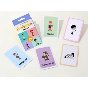 Set 36 carduri cognitive invatare meserii in limba engleza