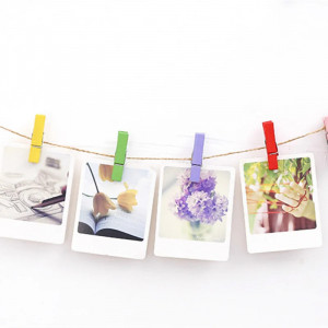 Set 50 carlige colorate din lemn, Lucru manual si activitati