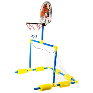 Set de joaca 2 in1 pentru piscina, Baschet si Polo