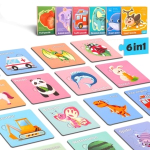 Set puzzle 6 in 1 pentru copii