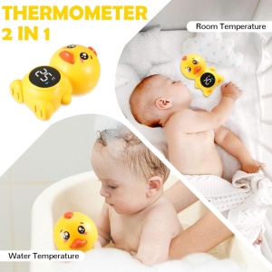 Termometru electronic pentru baita, rezistent la apa, plutitor, 3 trepte temperatura, Ratusca