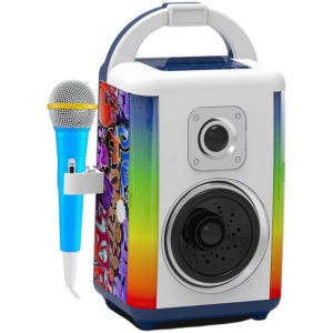 Boxa karaoke pentru copii cu microfon, inregistrare si bluetooth