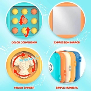 Busy cube pliabil cu 8 activitati
