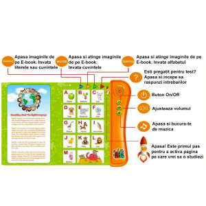Carte electronica cu activitati educative in limba engleza, Cuvinte comune, Edu Book