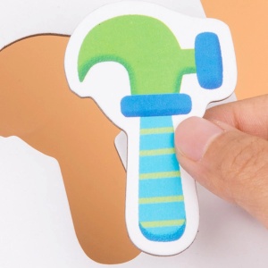 Carte magnetica puzzle, Unelte