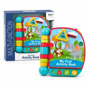 Carticica interactiva My First Activity Book, cu animale, sunete muzicale si activitati