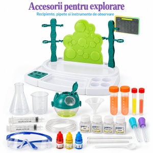 Kit STEM Laboratorul de Chimie Test Bench – Peste 30 de experimente pentru copii - Img 6