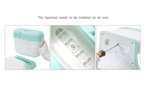 Olita muzicala 3 in 1 pentru copii, design realist tip toaleta, 1-6 ani, verde