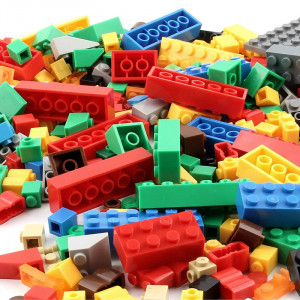 Set 1000 cuburi tip lego de construit