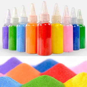 Set 26 planse pictura cu nisip colorat, accesorii incluse