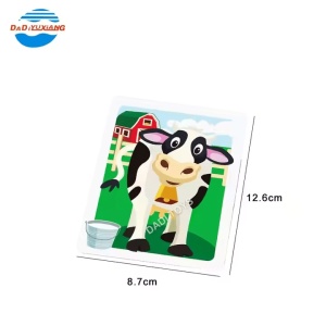 Set 55 carduri cognitive pentru copii, joc memorie, Ferma