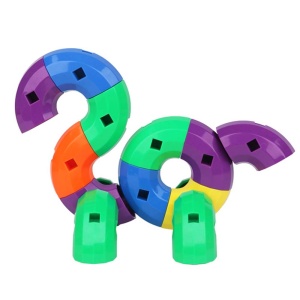 Set de constructie educational, 16 piese