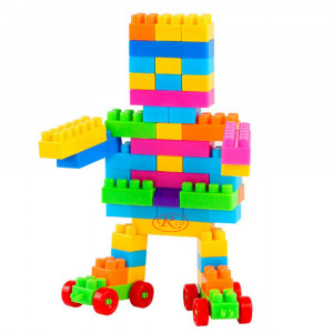 Set de constructie educational, 48 piese