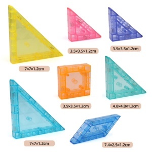 Set de constructii magnetic tangram cu 7 piese - Img 6