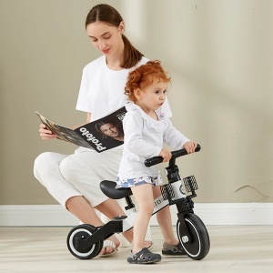 Tricicleta evolutiva 3 in 1 cu si fara pedale, 1-4 ani, rosu - Img 2