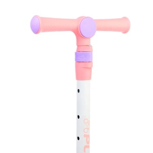 Trotineta cu 3 roti, lumini LED, pliabila, 3-6 ani, roz - Img 3
