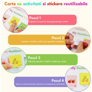 Carte Montessori cu activitati multiple, prescolari, 32 pagini