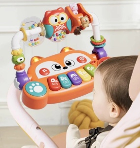 Centru de activitati interactiv cu lumini si sunete pentru bebelusi - Vulpita