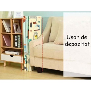 Covor Mare de Joaca din Spuma, Pliabil, Antiderapant, Impermeabil si Termic, 2 fete, 180x150x1 cm, Gentuta Inclusa, City - Img 6