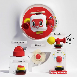 Cub activitati Montessori, Busy Cube, TopBright
