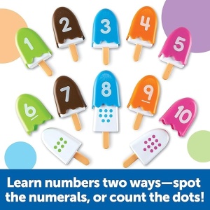 Joc educativ de sortare numarat si asociere, Number pops