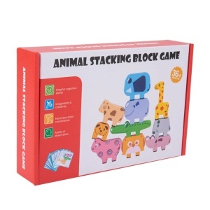 Joc educativ de stivurie si logica cu 10 animalute din lemn - Img 10
