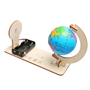 Joc STEM educativ – Model DIY rotatia Pamantului zi si noapte