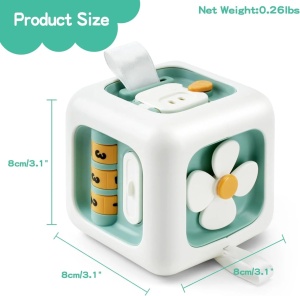 Jucarie interactiva Busy cube cu 6 activitati