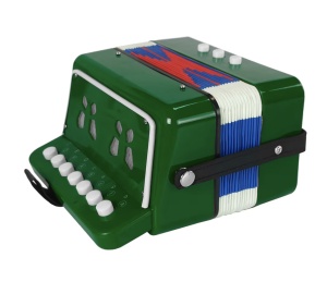 Jucarie muzicala acordeon cu butoane pentru copii