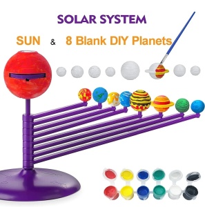 Set creativ de pictura a sistemului solar cu proiectii