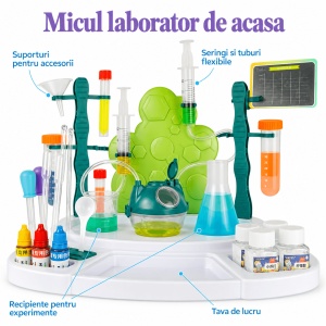 Kit STEM Laboratorul de Chimie Test Bench – Peste 30 de experimente pentru copii - Img 3