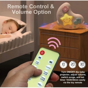 Lampa de veghe cu telecomanda bebelusi, Semiluna