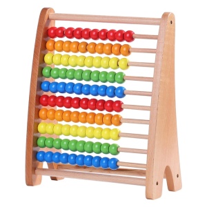 Numaratoare abac din lemn cu 10 randuri, Abacus frame