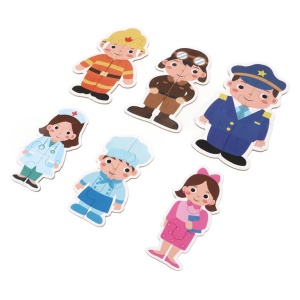 Puzzle cu 33 piese mari, Meserii