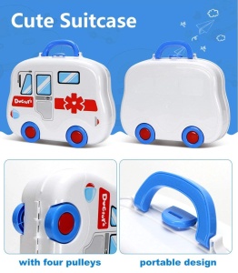 Trusa medicala de jucarie pentru copii cu accesorii incluse, jucarie de rol