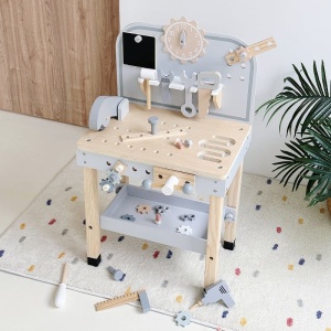 Banc de scule din lemn cu accesorii incluse, Kabi