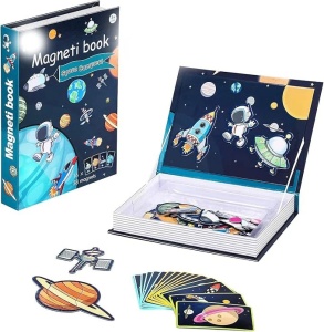 Carte magnetica puzzle cu 38 magneti- Spatiul cosmic