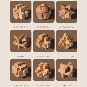 Joc de logica si inteligenta tip puzzle 3D pentru copii si adulti