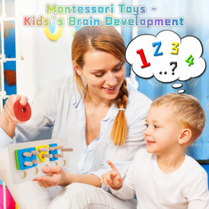 Joc din Lemn cu Forme de Sortat si Pescuit Magnetic