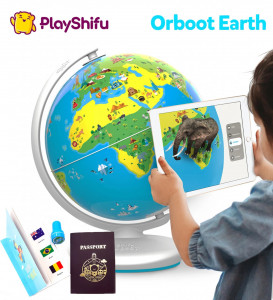 Joc STEM Orboot, compatibil telefon si tableta, Globul pamantesc, 5-12 ani